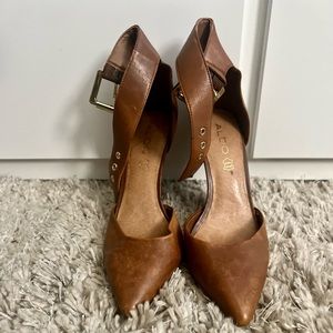 Aldo Tan Pointed To Heels